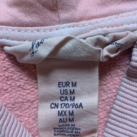 H&M US Medium Pink Hoodie - Picture 4 of 5